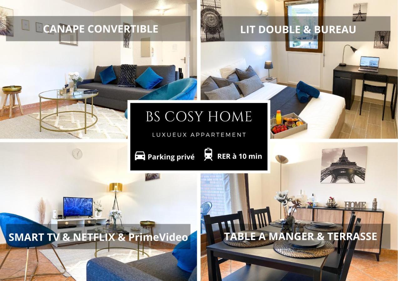 Luxueux Appartement Evry Centre - Parking - Rer A 10 Min Courcouronnes ภายนอก รูปภาพ